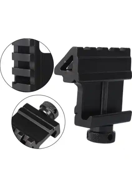 Sinerji Shop Taktik 45 Derece Açı Ofset Yan Adaptörü RTS 20MM Picatinny Ray için uygun