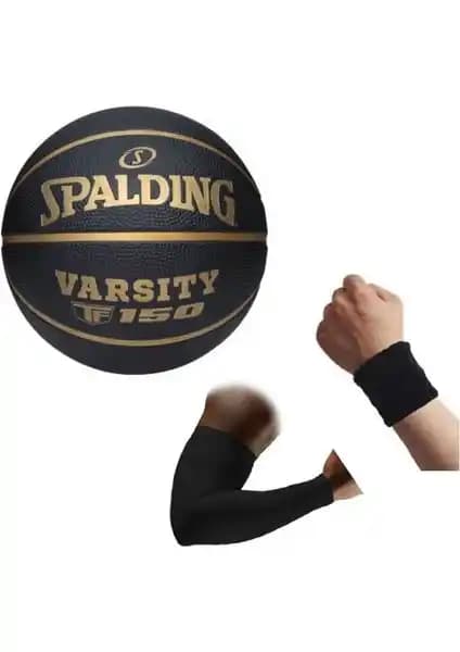 Spalding Varsity Black Gold TF-150 Basketbol Topu Performans ve Şıklık Bir Arada