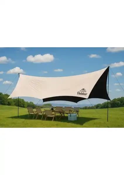 Yussraw Güneşlik Tente Plaj ve Kamp İçin Dayanıklı Su Geçirmez Gölgelik Çözüm