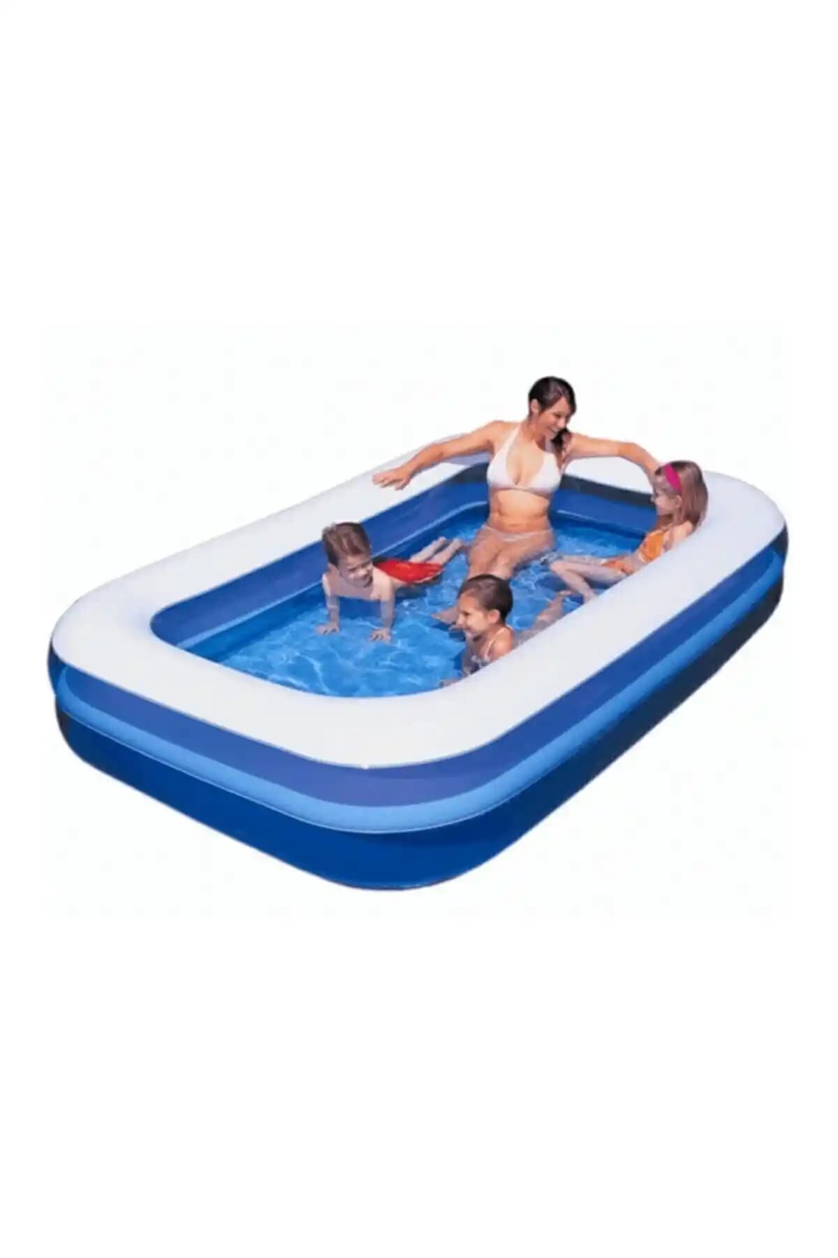 Bestway Şişme Aile Havuzu Genişliği ve Dayanıklılığıyla Yaz Eğlencesi İçin Idealdir