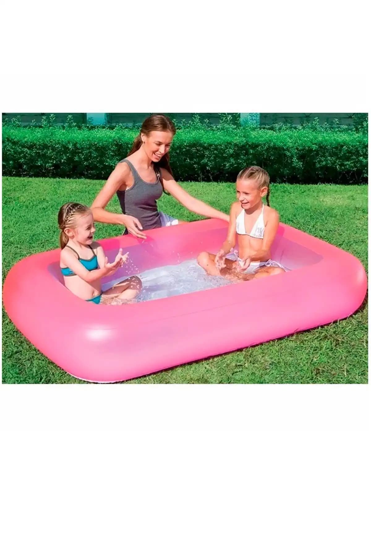 Bestway Tek Halkalı Çocuk Havuzu 1.65x1.04x25 cm dayanıklı ve kolay şişirilebilir