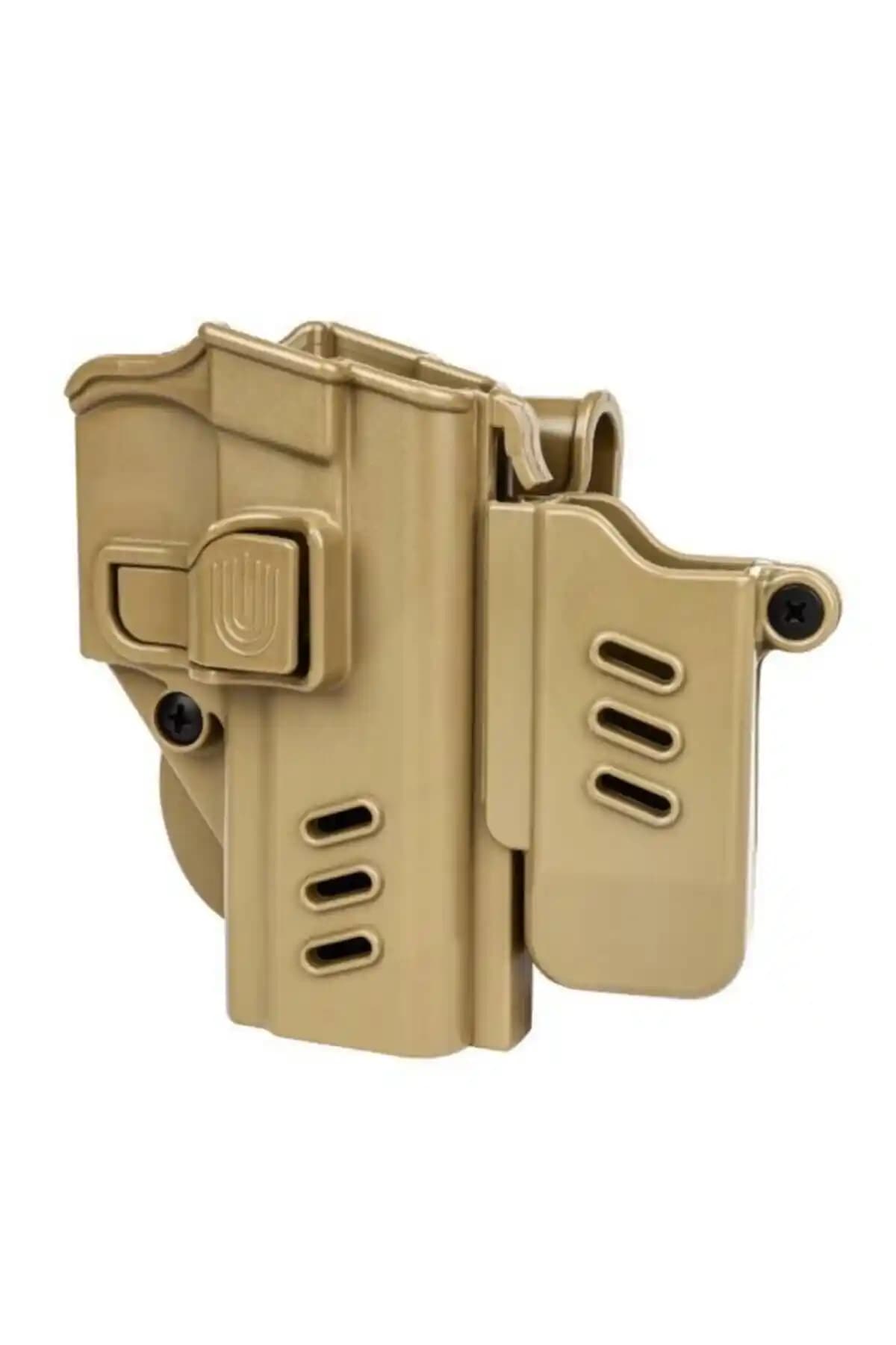 BG Black Sar9 ve Sar9 Mete Uyumlu Polimer TaktiK Kılıf Kum Rengi Güçlü ve Ergonomik Tasarım