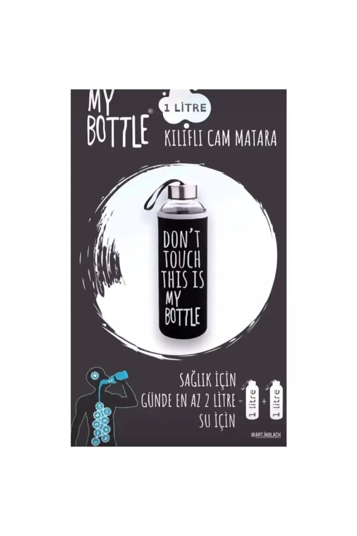 Cambu Siyah Sağlıklı Cam Matara: Modern ve Doğa Dostu İçme Çözümü