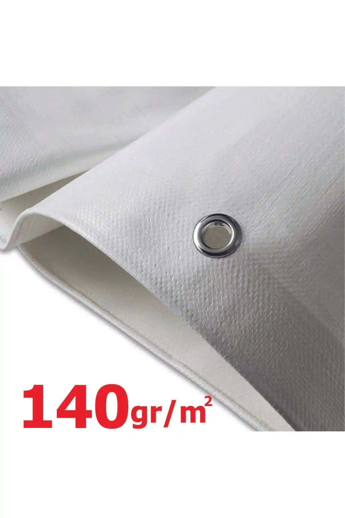 DİWWA 3x4 Metre Beyaz Lamineli Branda: Dayanıklı ve Çok Yönlü Dış Mekan Koruma Çözümü