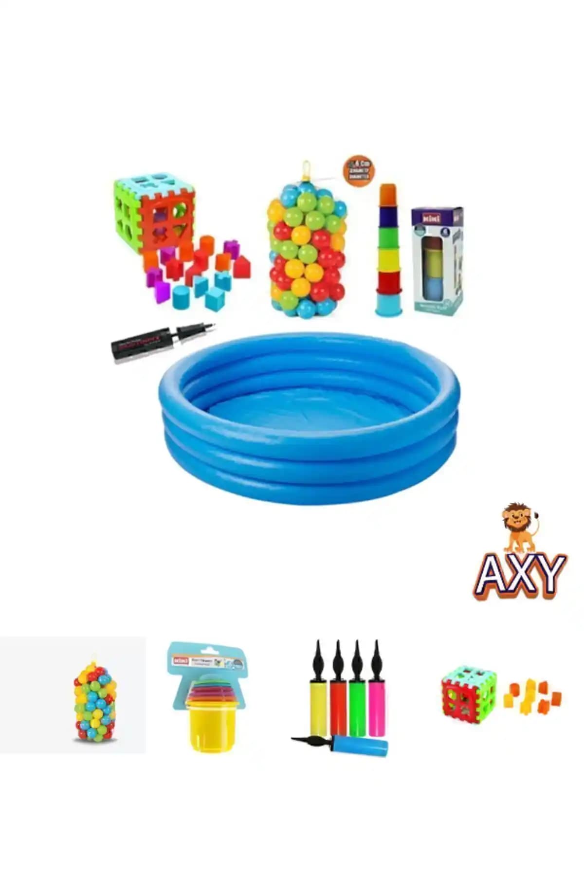 Intex Eğitici Bebek Oyuncakları Seti Güvenli ve Renkli Oyun Alanı Seçenekleri