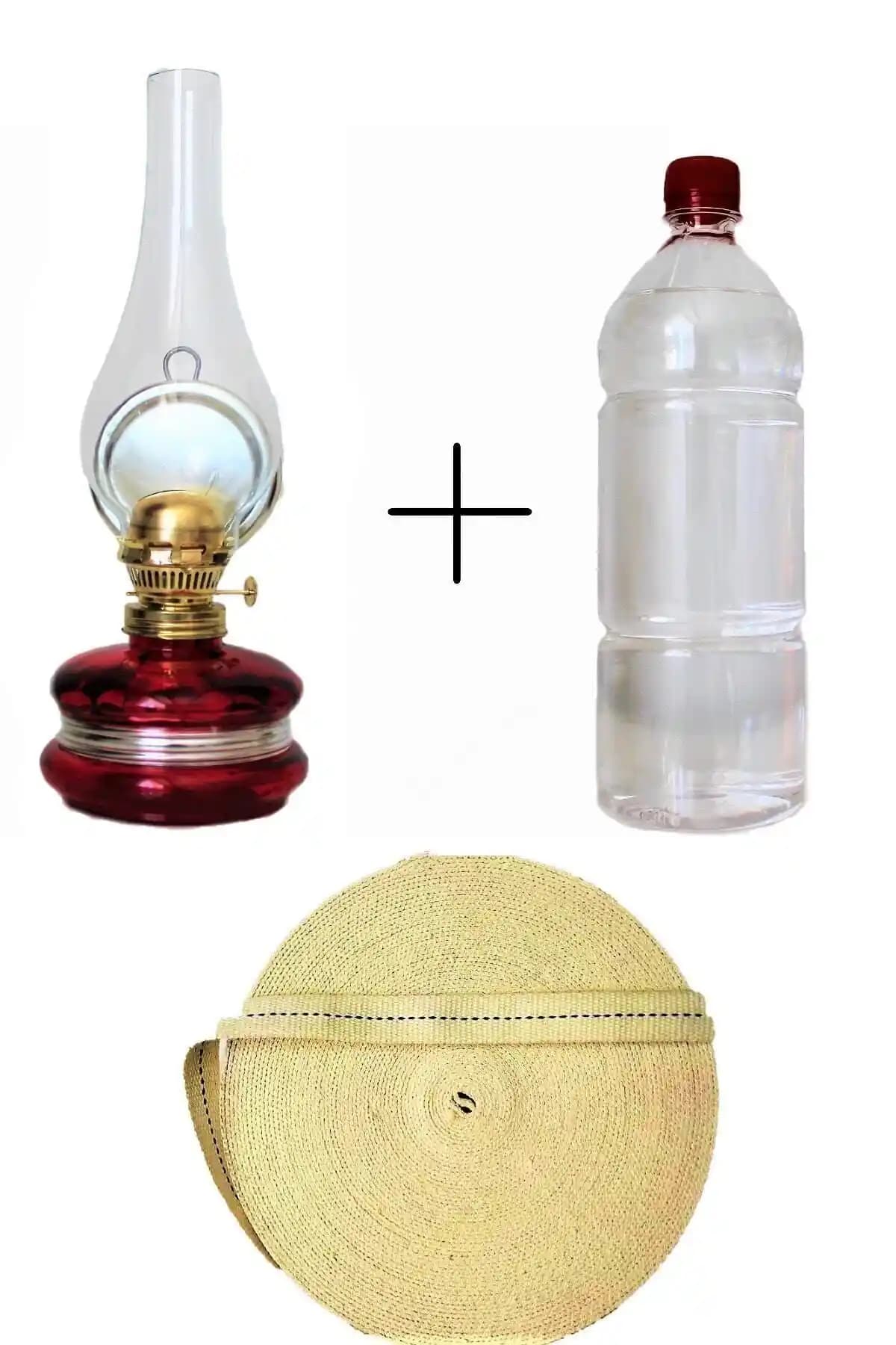 Kırmızı Klasik Gaz Lambası: Solar Enerji ile Taşınabilir ve Şık Kamp Aydınlatması