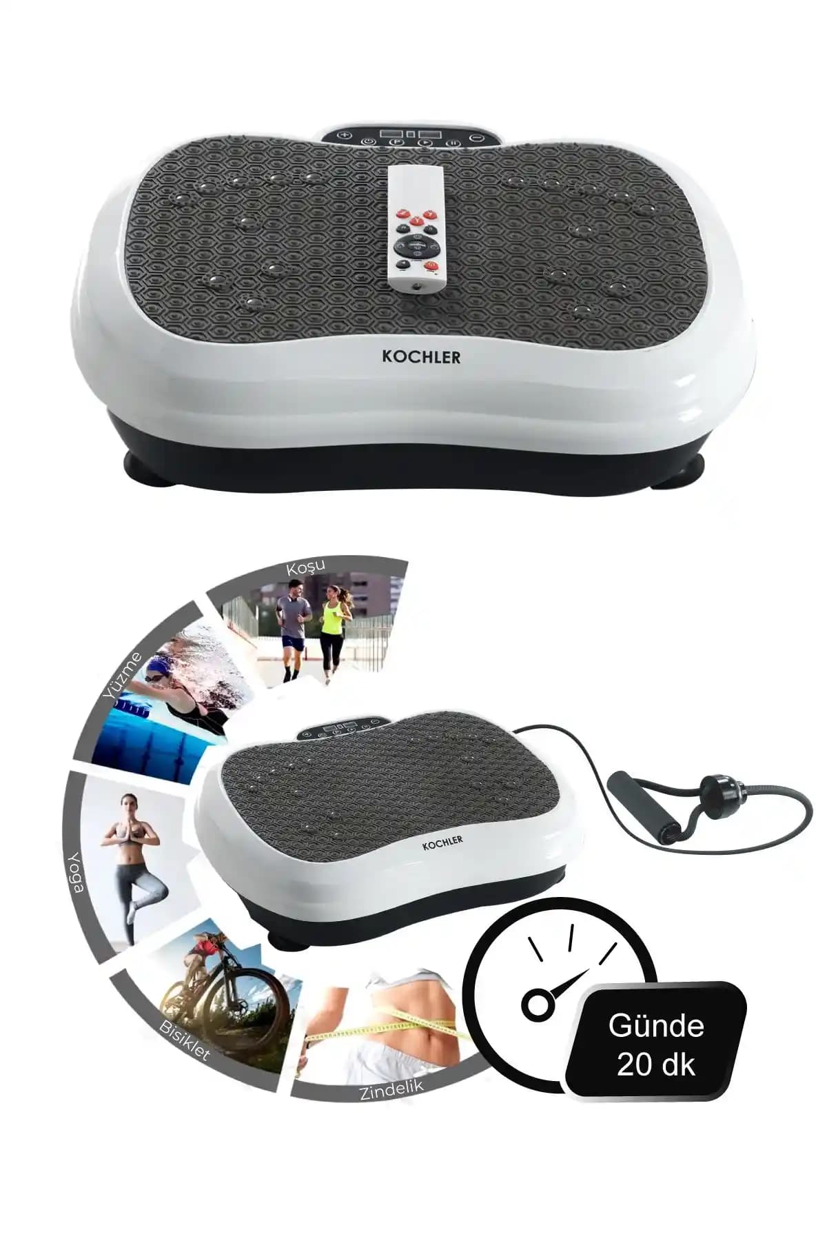 Kochler Yüksek Titreşimli Programlı Egzersiz Aleti ile Evde Sağlıklı Yaşam