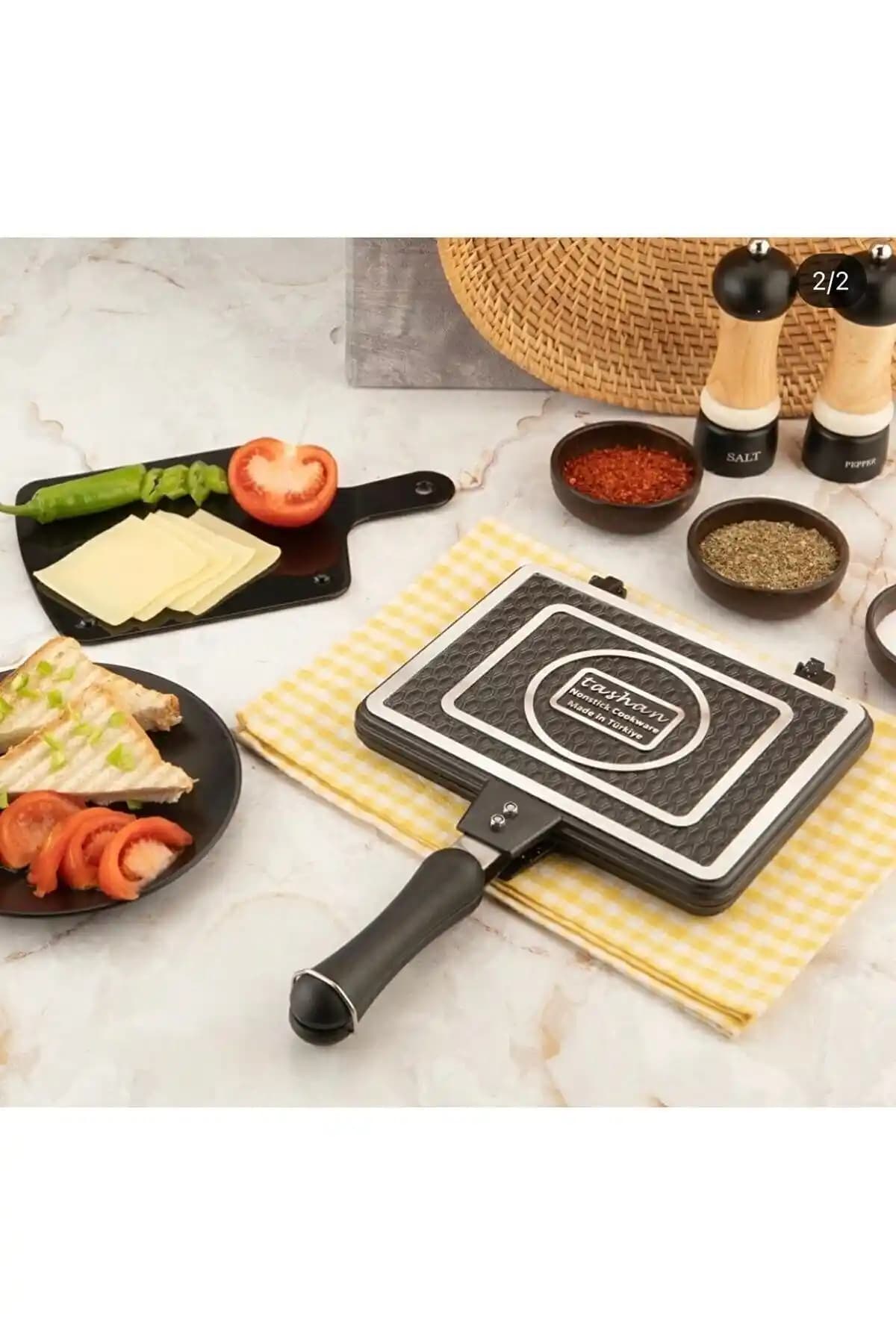 TAŞHAN Ocak Üstü Döküm Tost: Dayanıklı ve Şık Mutfak İçin Pratik Çözüm