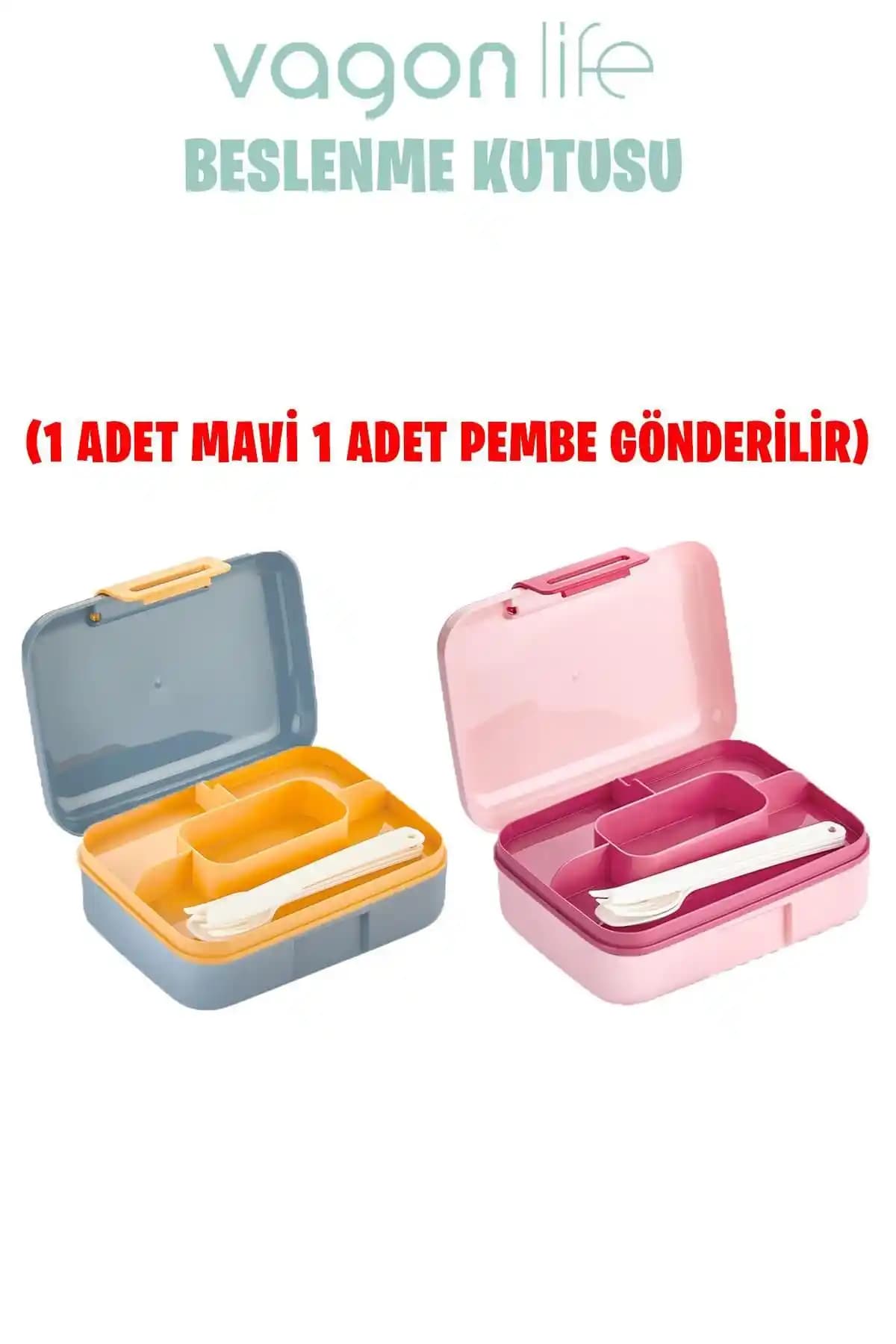 Vagonlife İki Katlı Beslenme Kutusu: Güvenli ve Pratik Saklama Çözümü