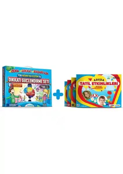 Adeda Yayıncılık Dikkati Güçlendirme Seti 7 Yaş ve Üzeri Çocuklar İçin Eğitici Kaynak