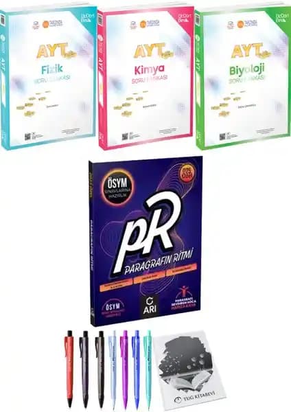 Arı Yayıncılık 2025 AYT Fizik, Kimya ve Biyoloji Soru Bankası Öğrenciler İçin Güncel Rehber