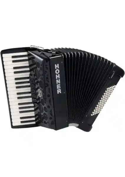 Hohner Amica Forte III 72 Optisound Siyah Akordiyon Profesyonel ve Hobi Kullanımı İçin Uygun