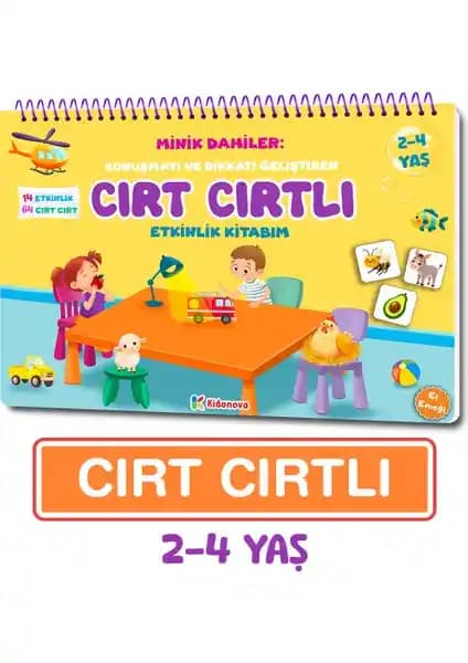 Kidonova Minik Dahiler: Montessori Uyumlu Çocuk Gelişimini Destekleyen Eğitici Kitap