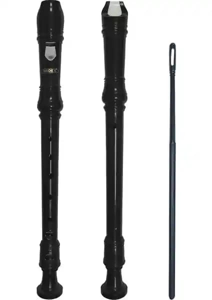 Midex FL-8BK Siyah Blok Flüt: Yüksek Kalite ve Estetikle Başlangıç Seviyesi İçin Uygun