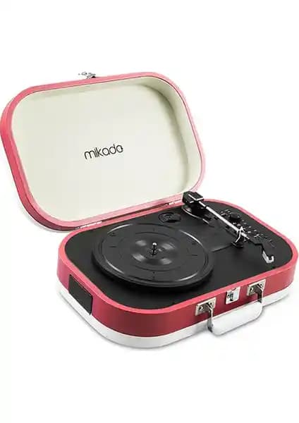 Mikado Nostalgia MN-101 Pikap: Nostaljik Tasarım ve Yüksek Ses Kalitesi ile Taşınabilir Müzik Deneyimi