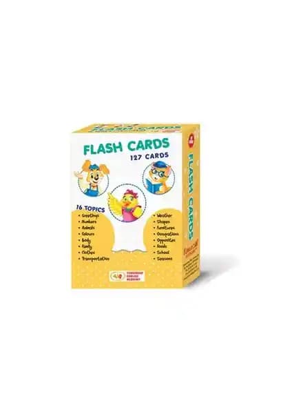 Okul Öncesi İngilizce Öğrenimi İçin Renkli ve Dayanıklı Flash Kartlar Seti