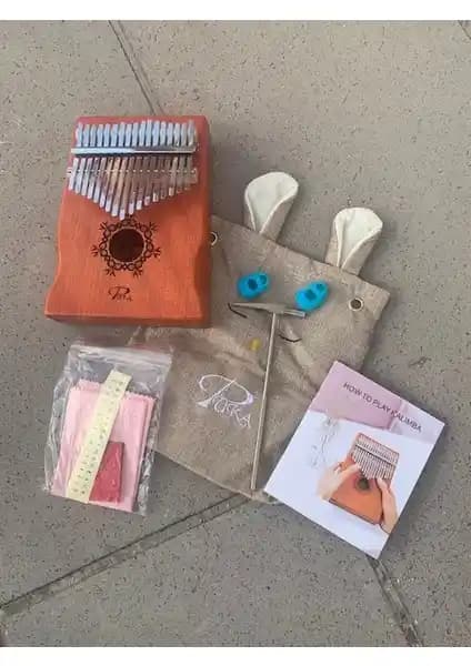 Puka PK1 17 Tuş Kalimba ve Taşıma Çantası Müzik Tutkunları İçin Kaliteli Seçenek