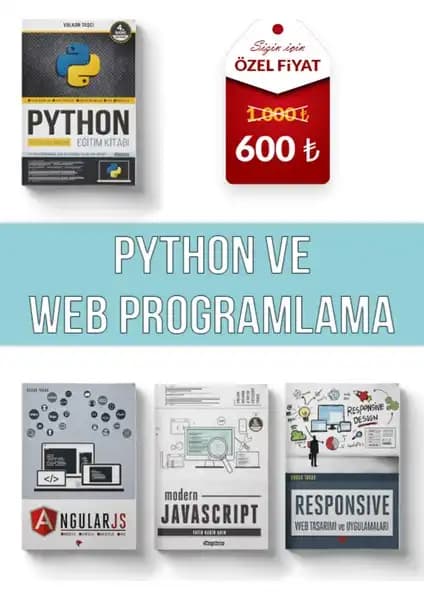 Python ve Web Programlama Eğitim Seti: Gelişmiş Öğrenme ve Kariyer Fırsatları İçin Kapsamlı Kaynak