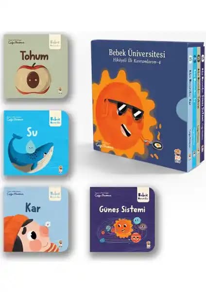 Sincap Kitap Bebek Üniversitesi Seti: Çocuklara Temel Kavramları Eğlenceli Öğreten Eğitim Seti