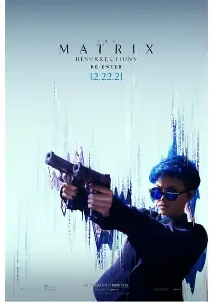 The Matrix Resurrections 2021 Poster Dekorasyon ve Estetik İçin Yüksek Kalite Duvar Sanatı