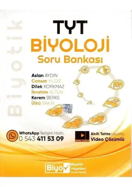 TYT Biyoloji Biyotik Soru Bankası Öğrenciler İçin Kapsamlı ve Güçlü Bir Kaynak