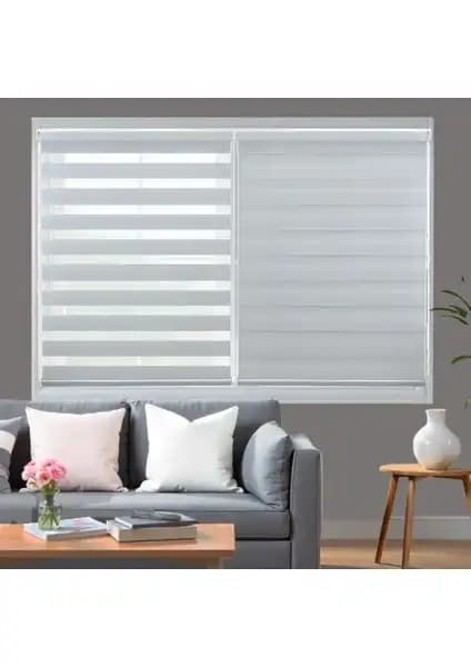 Blind-X Beyaz Bambu Stor Zebra ve Givayo Stor Pliseli Perde Karşılaştırması 1