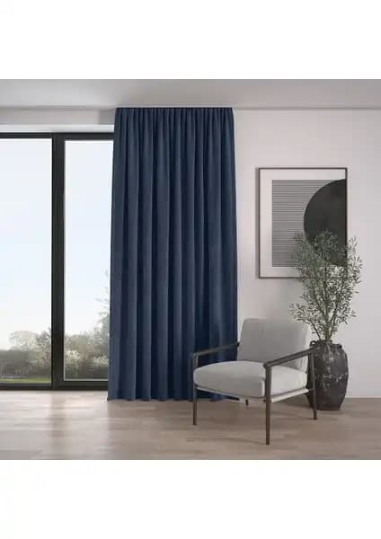 Demor Home Kadife Dokulu ve Perhal Tek Kanat Yeşil Renk Fon Perde Karşılaştırması 1