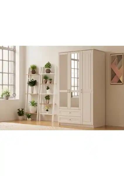 Rabi Mobilya Kardelen Country Serisi Gardrop Karşılaştırması 3 ve 6 Kapaklı Modeller