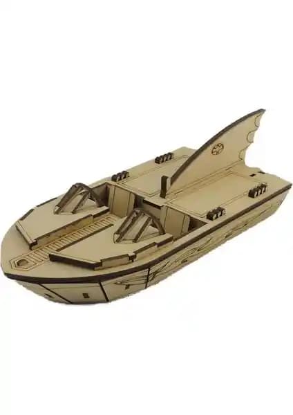3D Ahşap Bat Boat Maketi: Eğitici ve Eğlenceli Model Yapımı İçin İdeal Seçenek