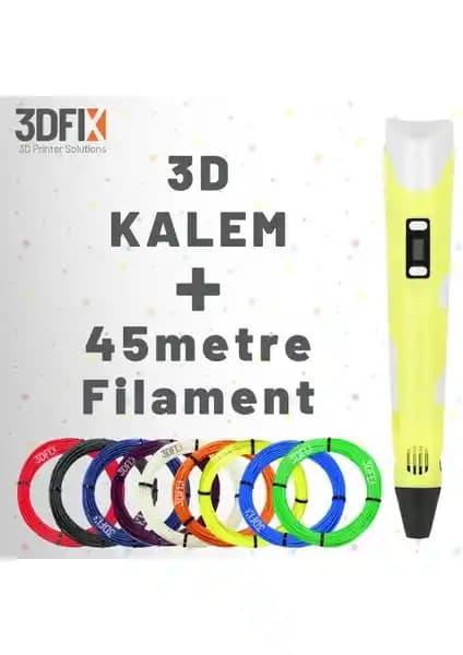 3DFIX 3D Kalem ile Yaratıcılığınızı Geliştirin Güvenli ve Eğlenceli Tasarım Aracı