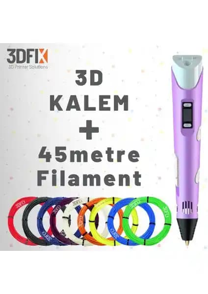 3DFIX 3D Kalem ile Yaratıcılığınızı Geliştirin ve Hayallerinizi Gerçeğe Dönüştürün