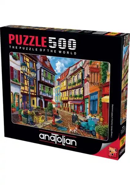 Anatolian 500 Parçalık Puzzle Arnavut Kaldırımı Şehir Temalı Zihinsel Gelişim Oyunu