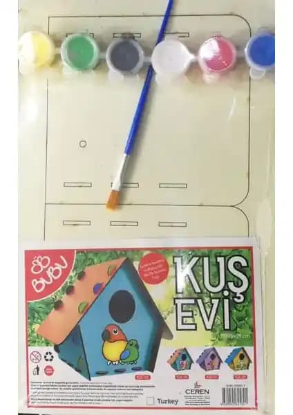 Bubu Kuş Evi Boyama Seti: Çocukların Yaratıcılığını Geliştiren Eğlenceli Etkinlik
