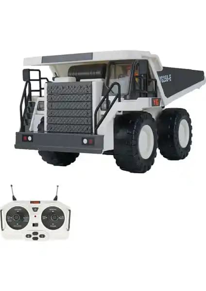 Buyfun RC Damperli Kamyon 1/24 Ölçekli Gerçekçi ve Çok Fonksiyonlu Uzaktan Kumandalı Model