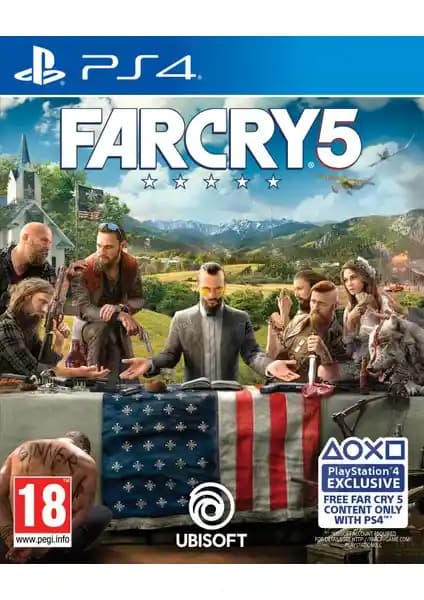 Far Cry 5 PS4 Oyunu: Açık Dünya Macera ve Aksiyon Deneyimi