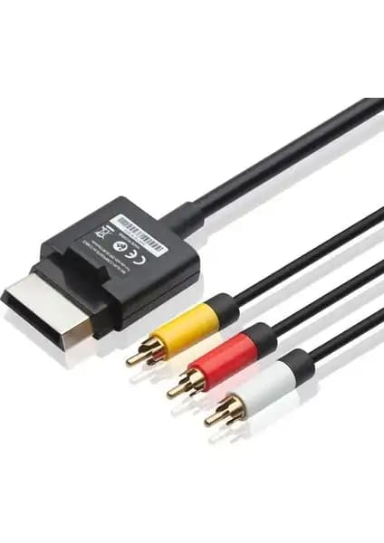 Feza Xbox 360 için 1.8m RCA Ses ve Video Kompozit Kablo Yüksek Kalite