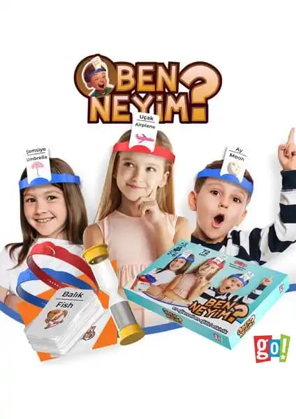 Go Toys Ben Neyim? Türkçe ve İngilizce Dil Destekli Eğitici Kutu Oyunu