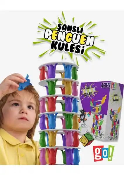 Go Toys Şanslı Penguen Kulesi: Renkleri Öğrenirken Eğlence ve Gelişim Sağlayan Çocuk Oyuncağı