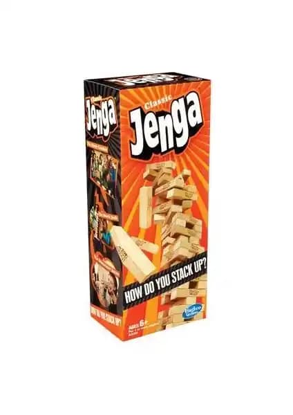 Hasbro Gaming Jenga: Denge ve Strateji Geliştiren Eğlenceli Ahşap Blok Oyunu