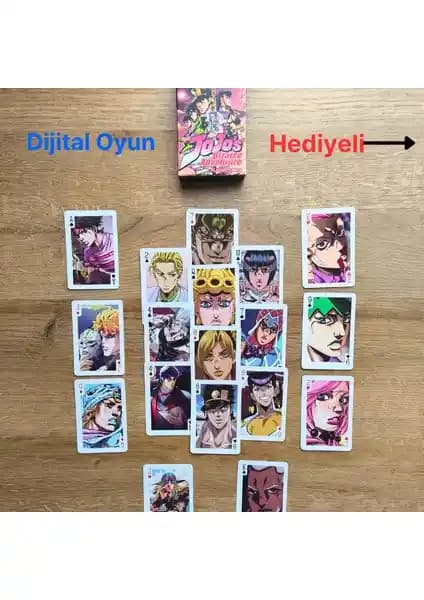 Jojo's Bizarre Adventure Temalı Anime İskambil ve Poker Kart Destesi: Koleksiyon ve Oyun Deneyimi