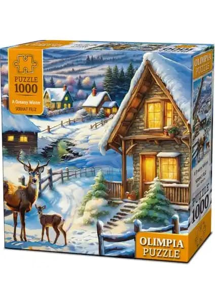 KS Games Olimpia A Dreamy Winter 1000 Parça Puzzle ile Kış Atmosferini Evinize Yansıtın