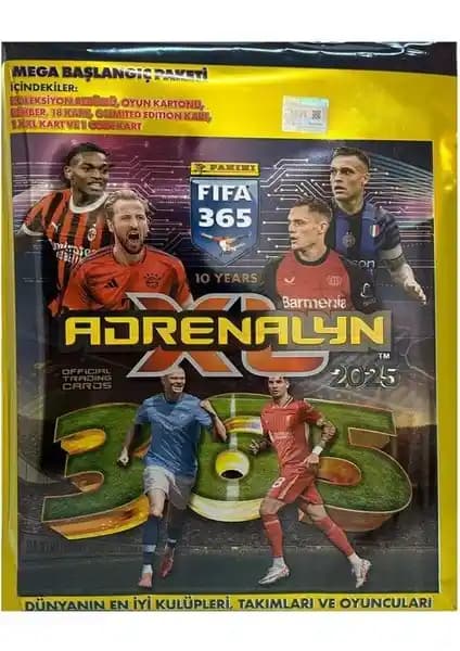 Panini Fifa 365 Adrenalyn 2025 Mega Başlangıç Paketi: Futbol Tutkunları İçin Koleksiyon Deneyimi