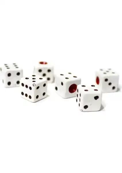 Reklambalaj Tavla Oyun Zar Seti 6'lı – Dayanıklı, Taşınabilir ve Çok Amaçlı Zarlar