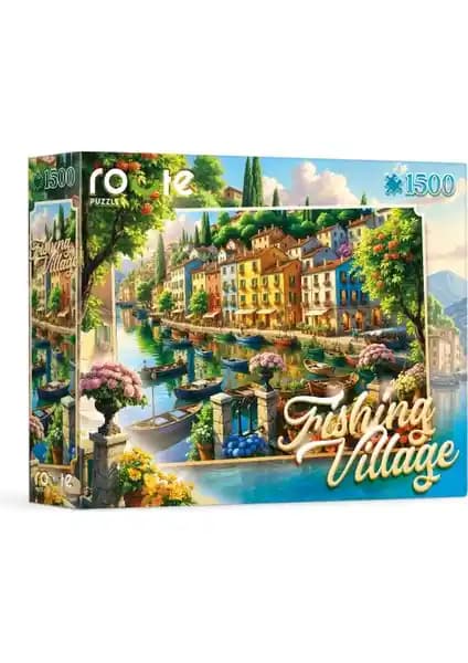 Route Balıkçı Köyü Puzzle 1500 Parça Geniş Boyutlu Türkiye Temalı Yapboz