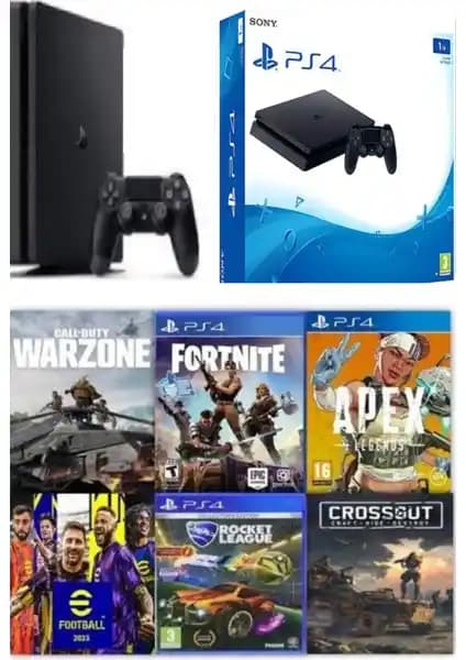 Sony PS4 Slim 1TB Oyun Konsolu - Geniş Dijital Oyun Kütüphanesi ve Güvenilir Performans