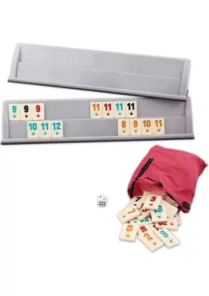 Star Flash Büyük Boy Plastik Okey Takımı: Dayanıklı ve Estetik Oyun Seti