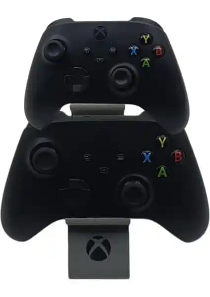 Vispera 3D Yazıcı Üretimi Çift Xbox Gamepad Standı Ergonomik ve Şık Tasarım