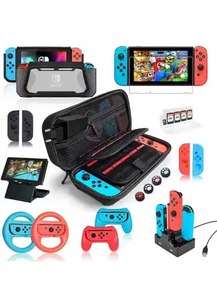 Xinhang Nintendo Anahtarı Aksesuar Seti: Gelişmiş Koruma ve Ergonomik Tasarım