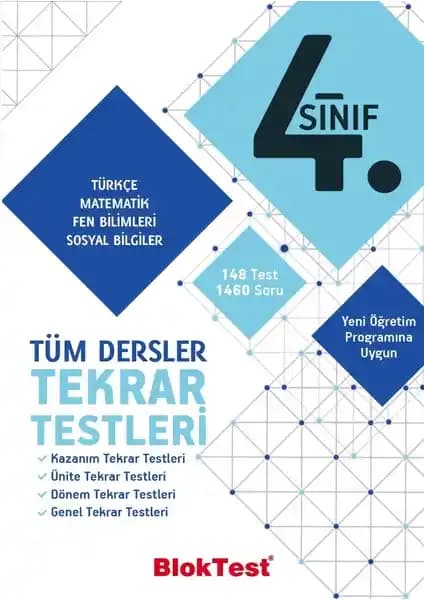 4. Sınıf Tüm Dersler Tekrar Testi: Sınavlara Hazırlık İçin Güçlü Bir Rehber
