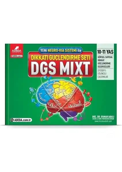 Adeda Yayıncılık Dikkati Güçlendirme Seti Mixt 10-11 Yaş Çocuklar İçin Eğitim Materyali